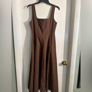 Zara Brown Maxi Dress